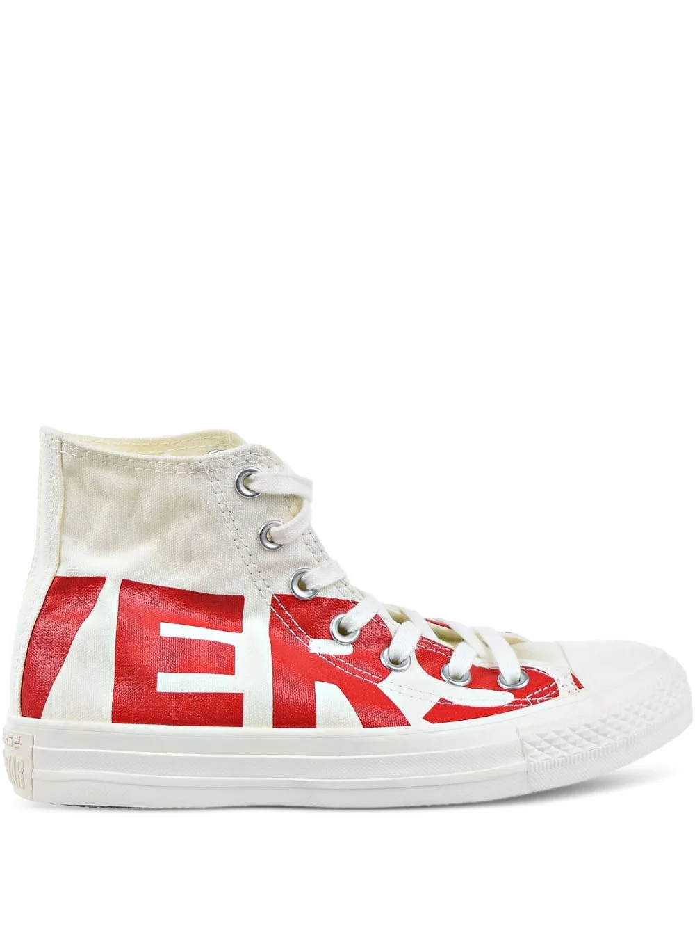 반대 척 테일러 모든 별 Hi Top 로고 'White Red' 159532C - 1