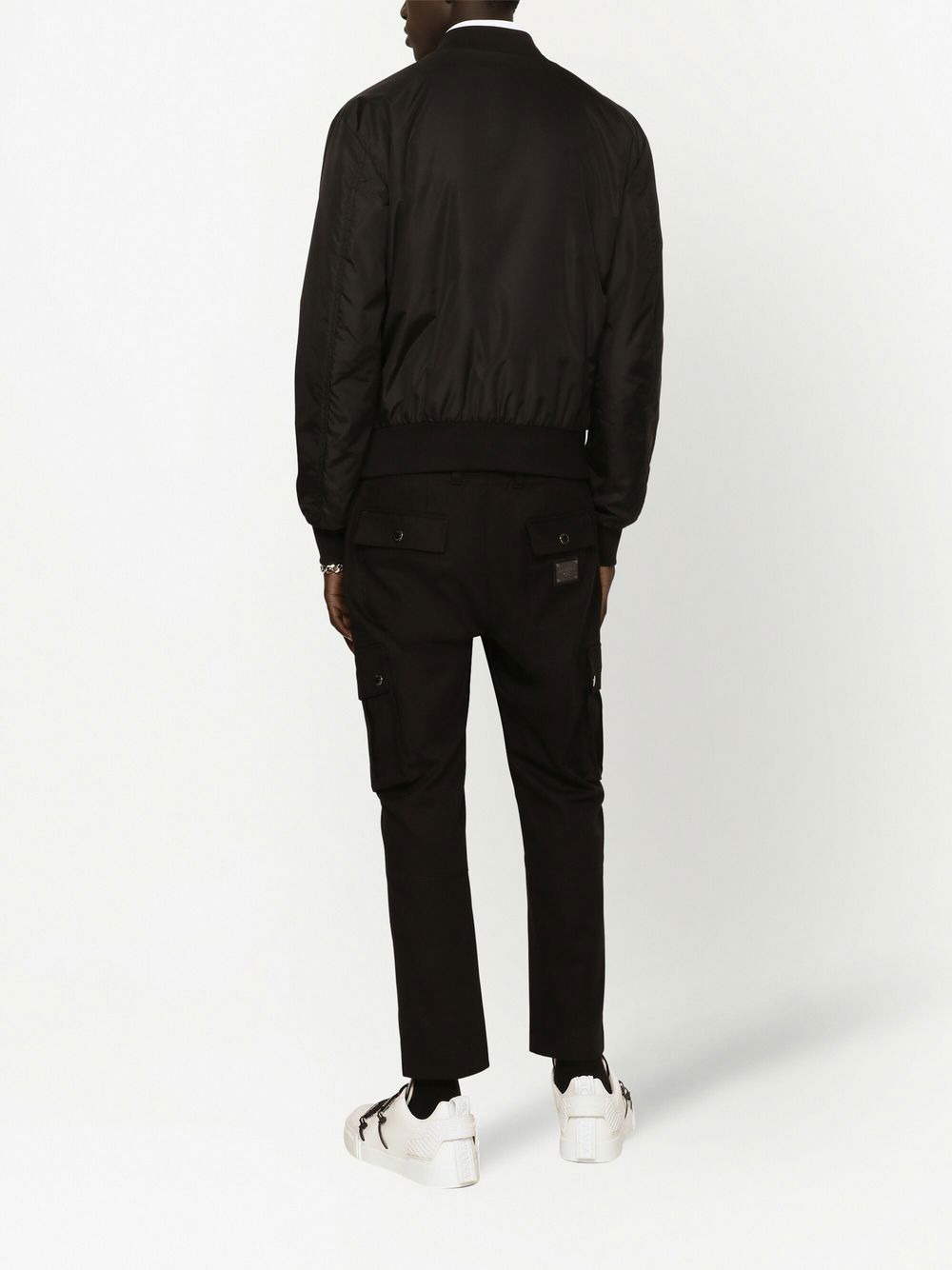 Dolce & Gabbana Men Nylon Jacket With Logo Plaque - 5