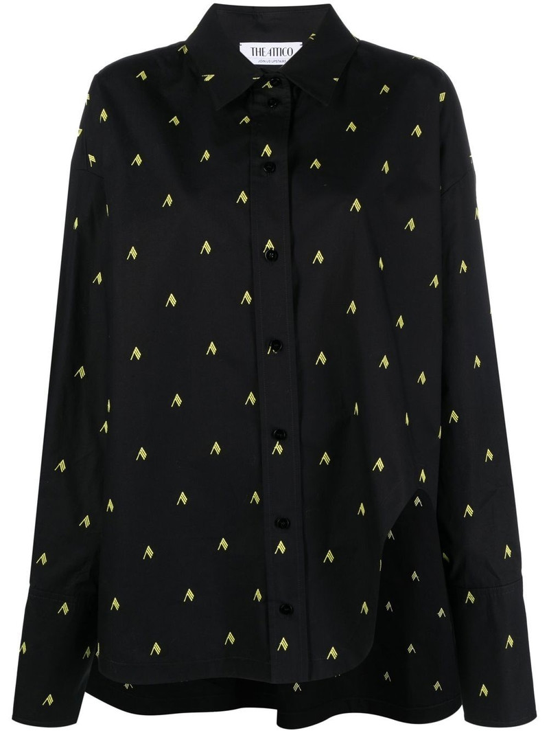 Diana oversized logo-print shirt 1