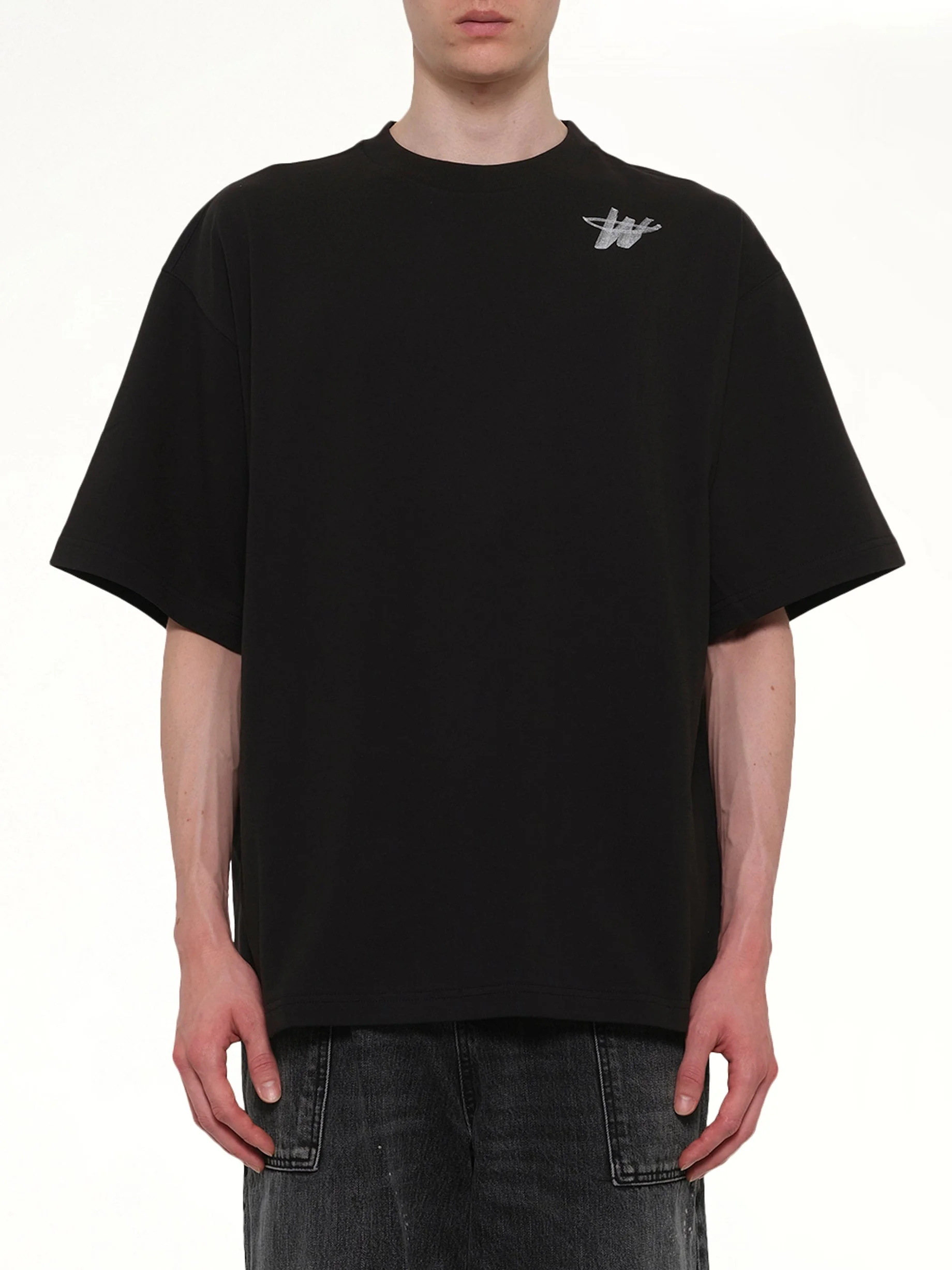 Classic WD Logo T-Shirt in Black - 1
