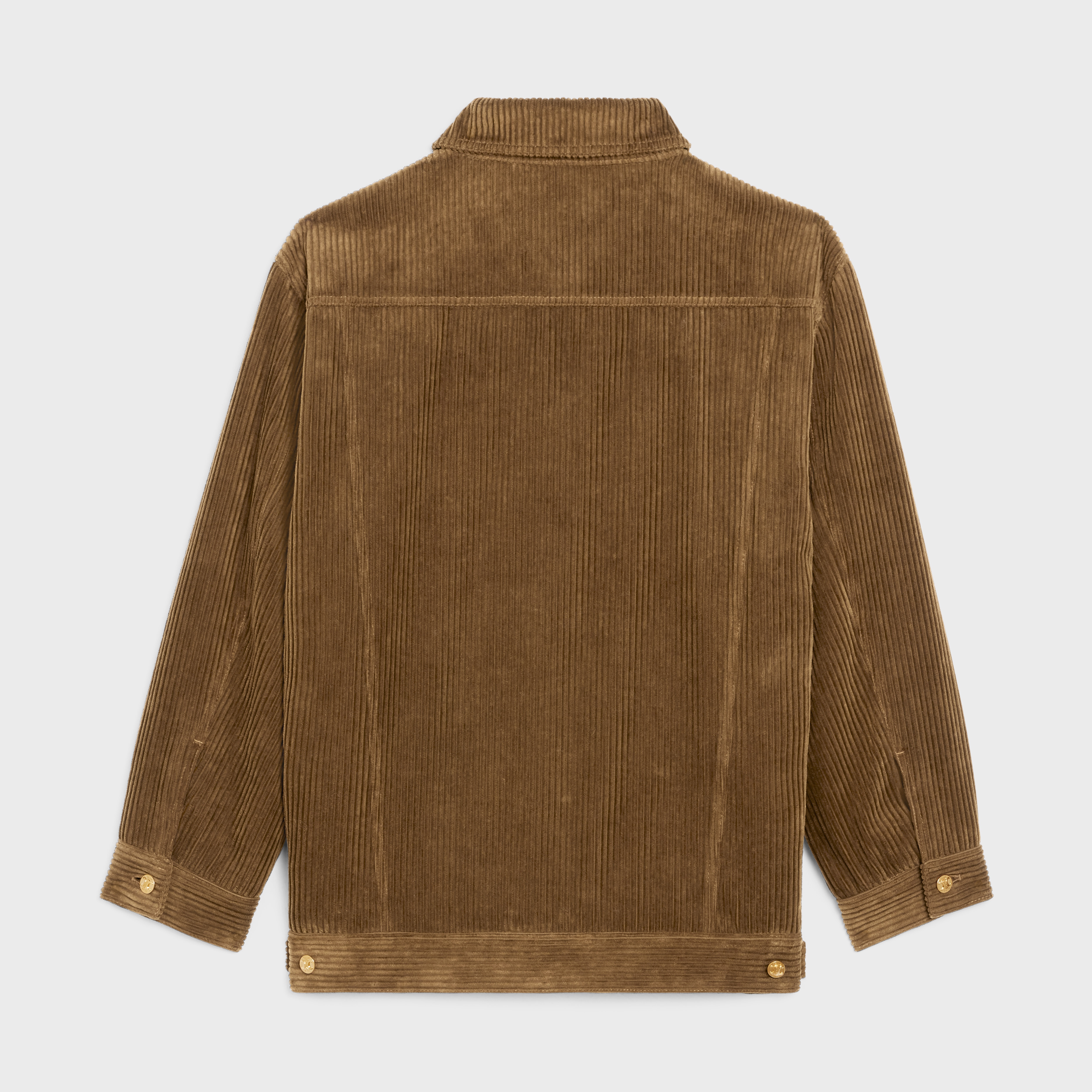 LONG TRUCKER JACKET IN CORDUROY - 2