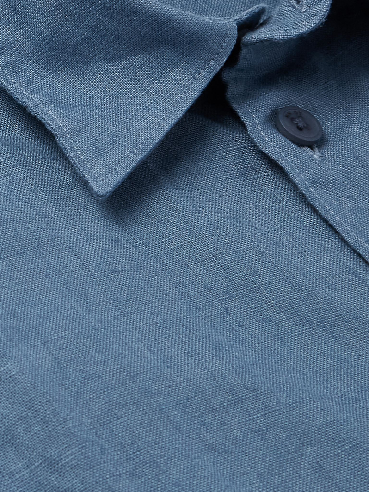 Enzo 5708 Linen Shirt Blue - 4