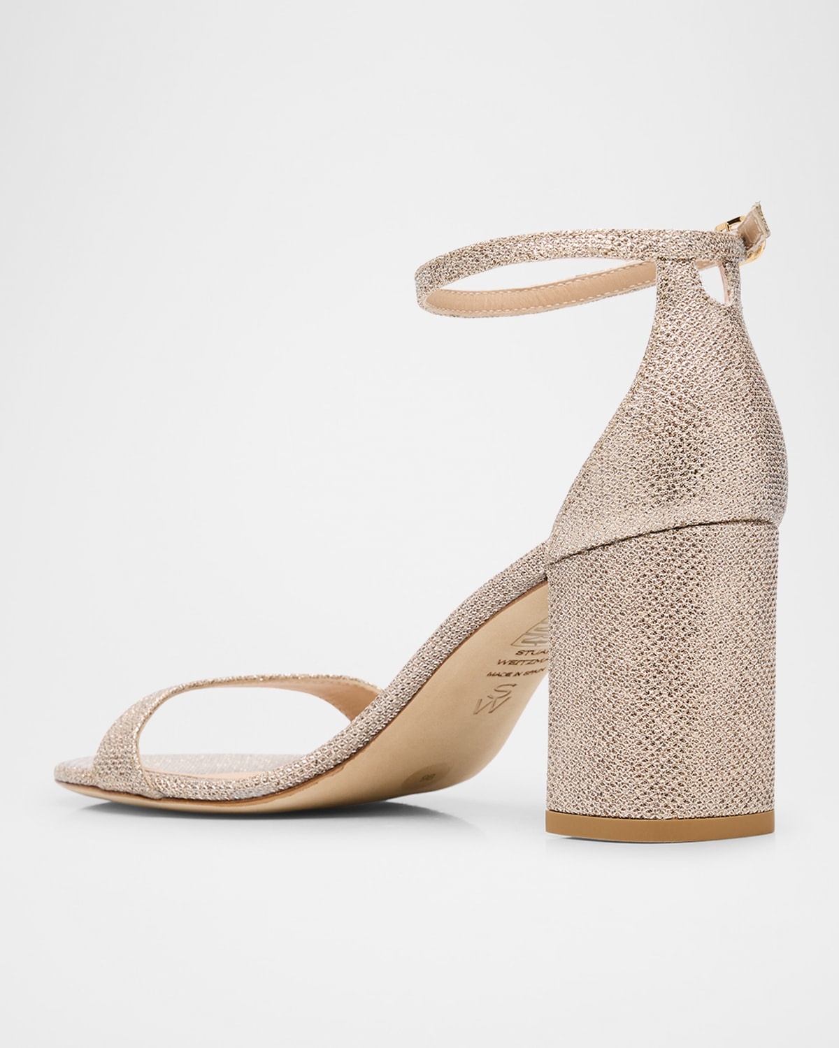 Nudist II Metallic Ankle-Strap Sandals - 4