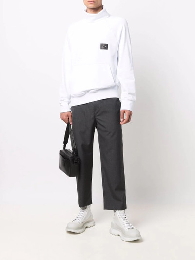 Neil Barrett logo-patch rollneck sweatshirt outlook