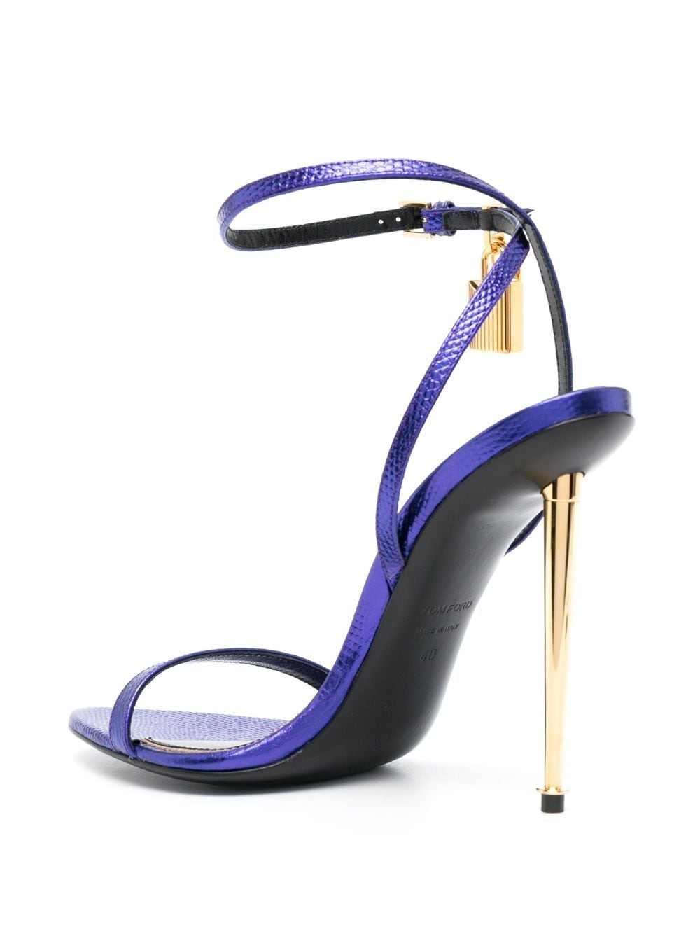 120mm padlock ankle-strap sandals - 3