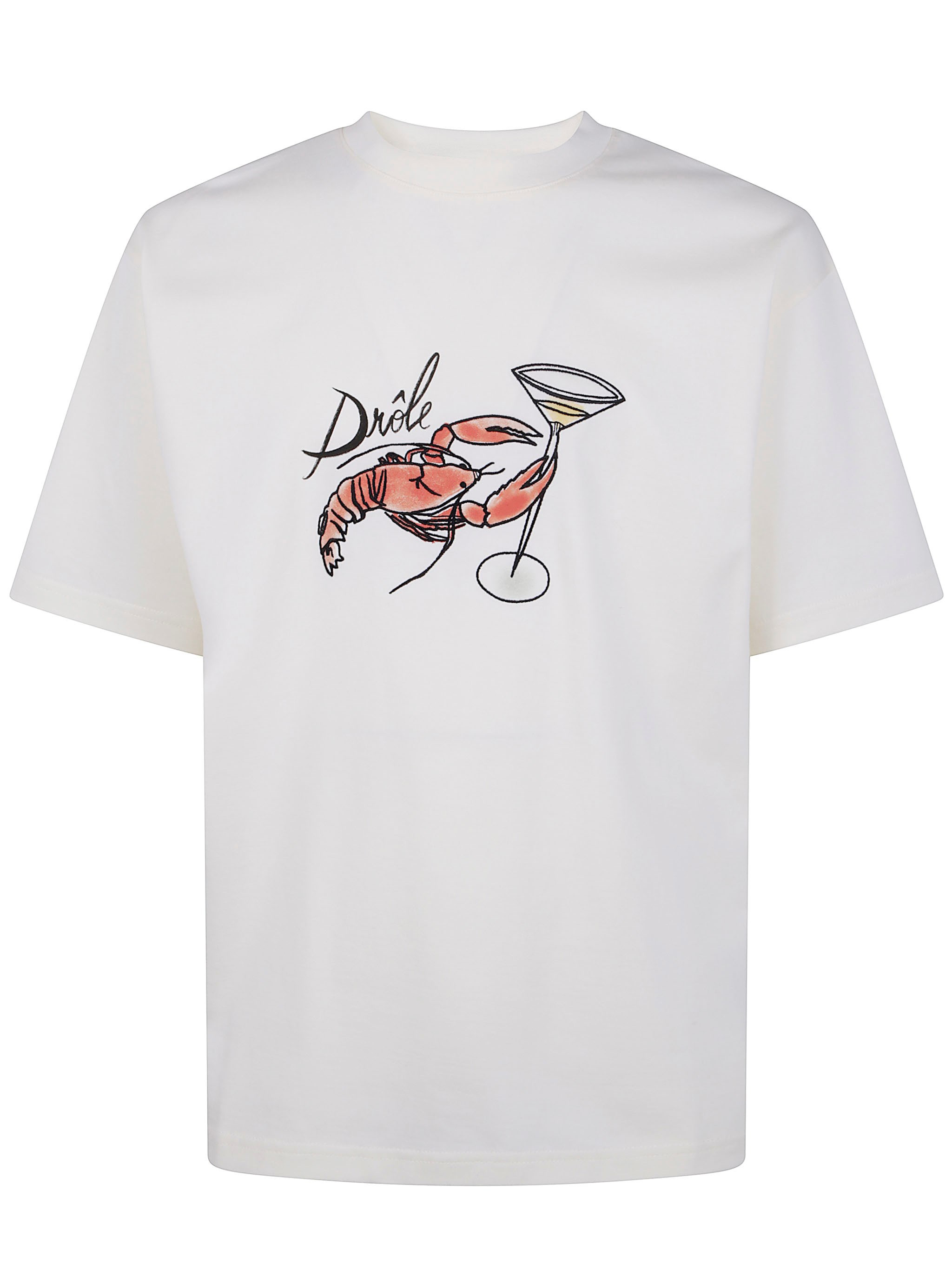 Introducing the 'LE T-SHIRT HOMARD' T-SHIRT from the renowned brand DROLE DE MONSIEUR, a quintessent - 1