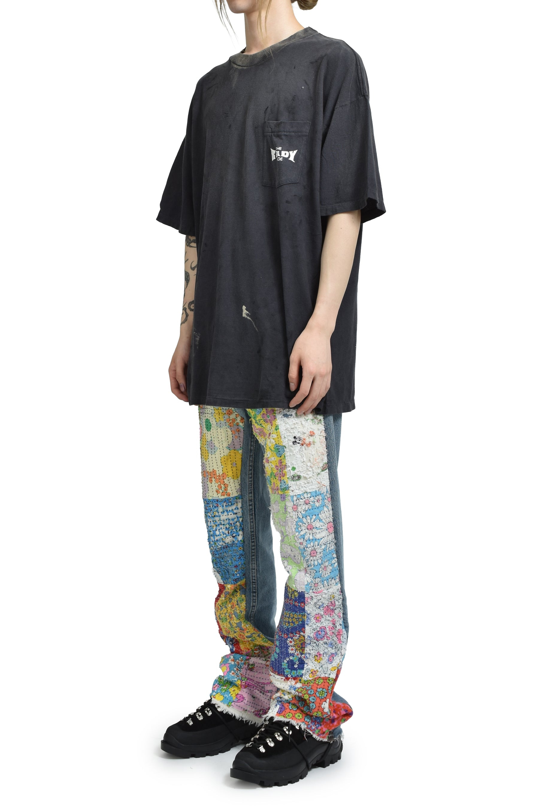 S/S POCKET T-SHIRT / BLK - 4