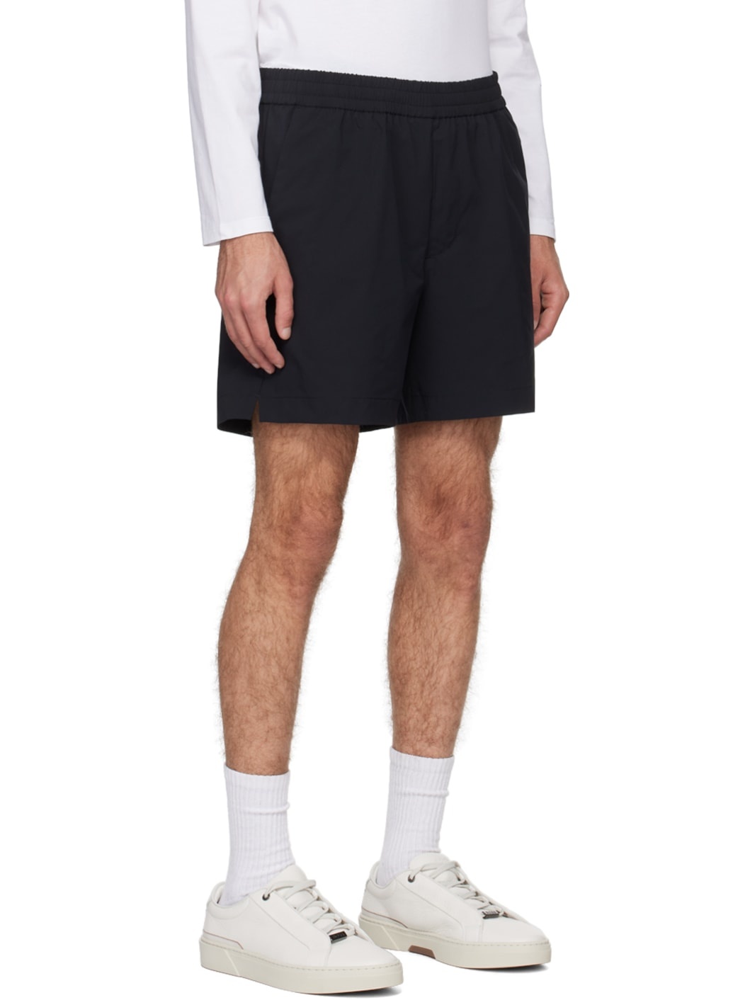 Black Printed Shorts - 2