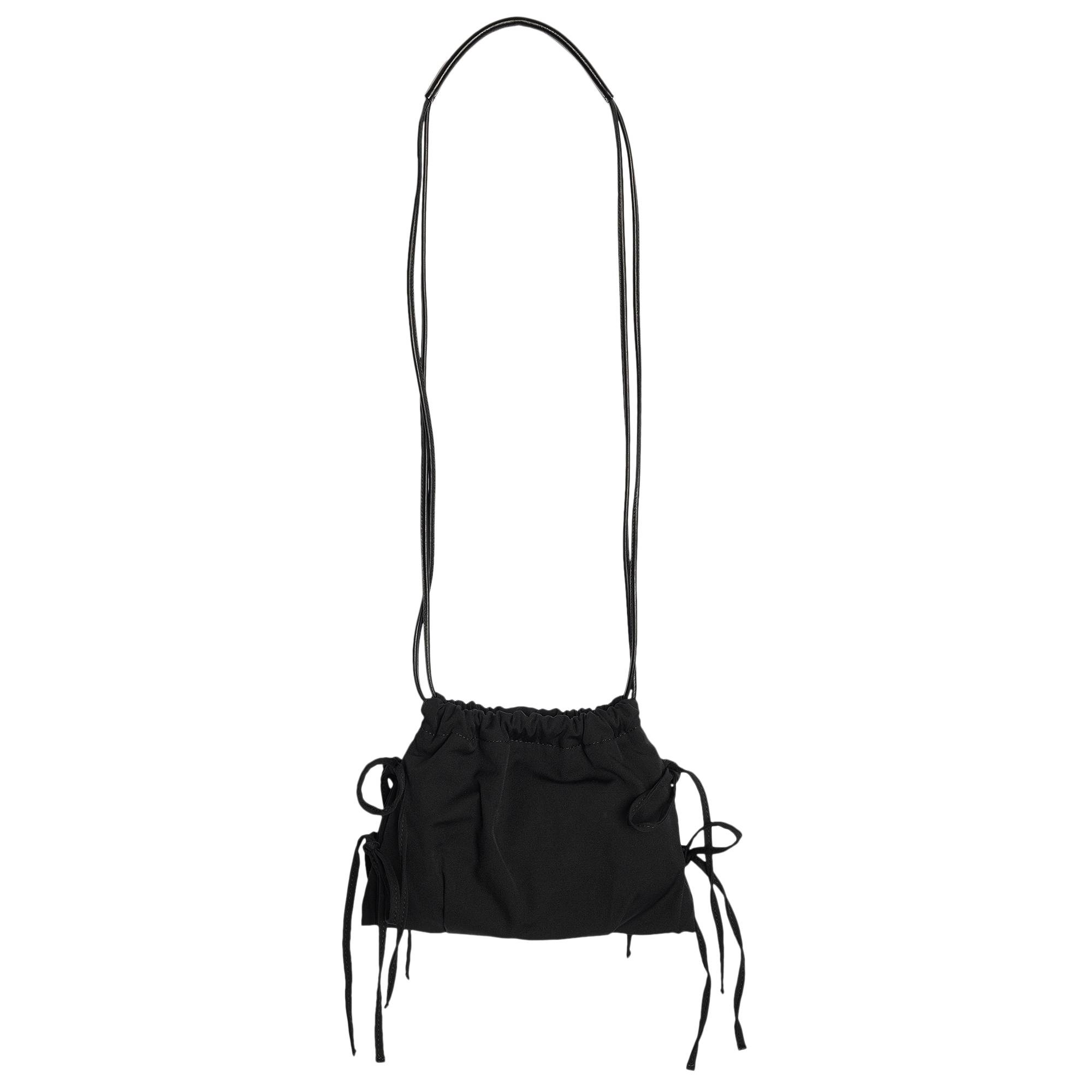 Y's Drawstring Pochette Bag 'Black' - 1
