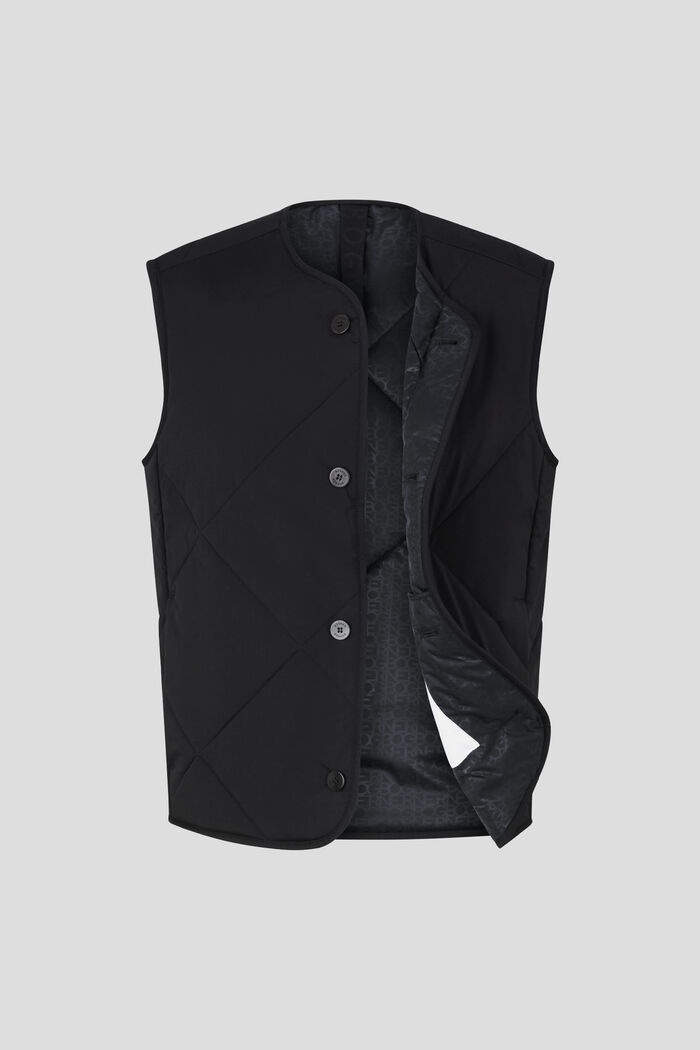 Morgan Quilted waistcoat in Black - 2