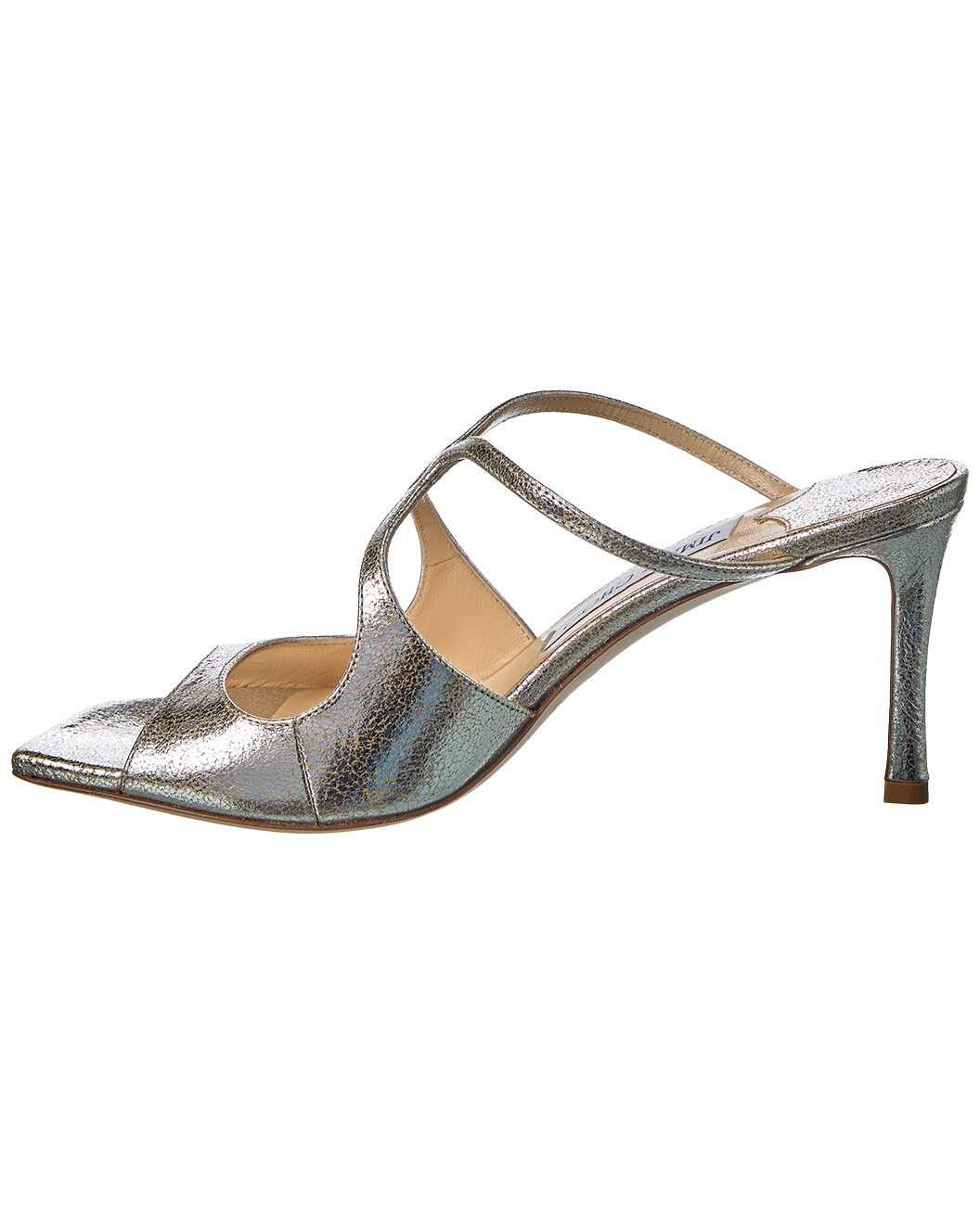 Jimmy Choo Anise 75 Glitter Leather Sandal - 2