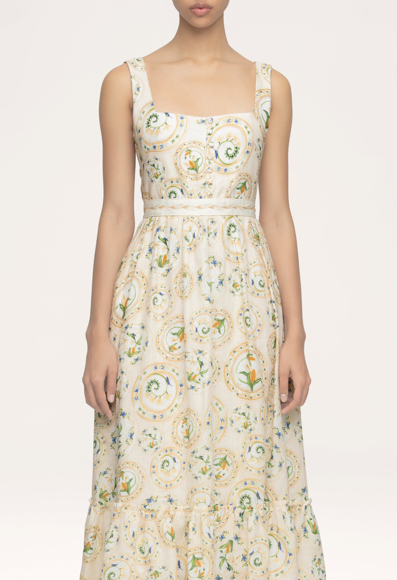 Melon Menaje Midi Dress 6