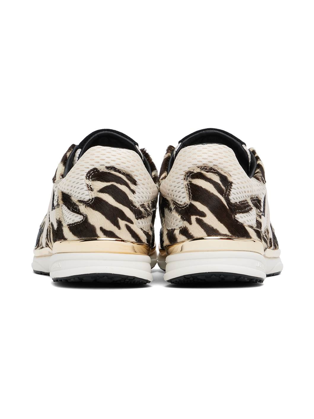 Brown & Off-White Meteor Sneakers - 2