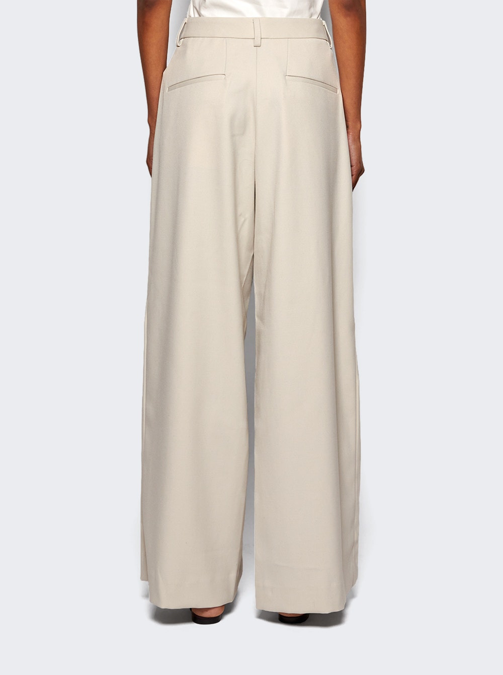 Wide Leg Trouser Fondant - 4