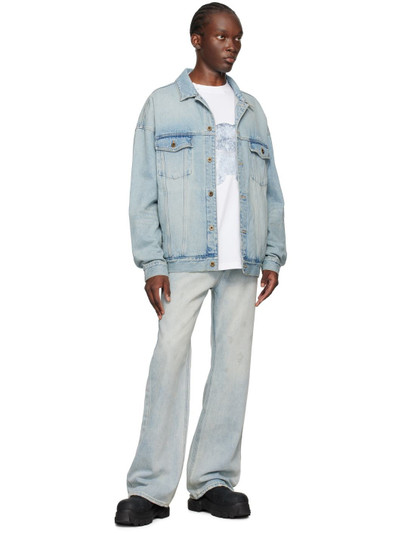 We11done Blue Bootcut Jeans outlook