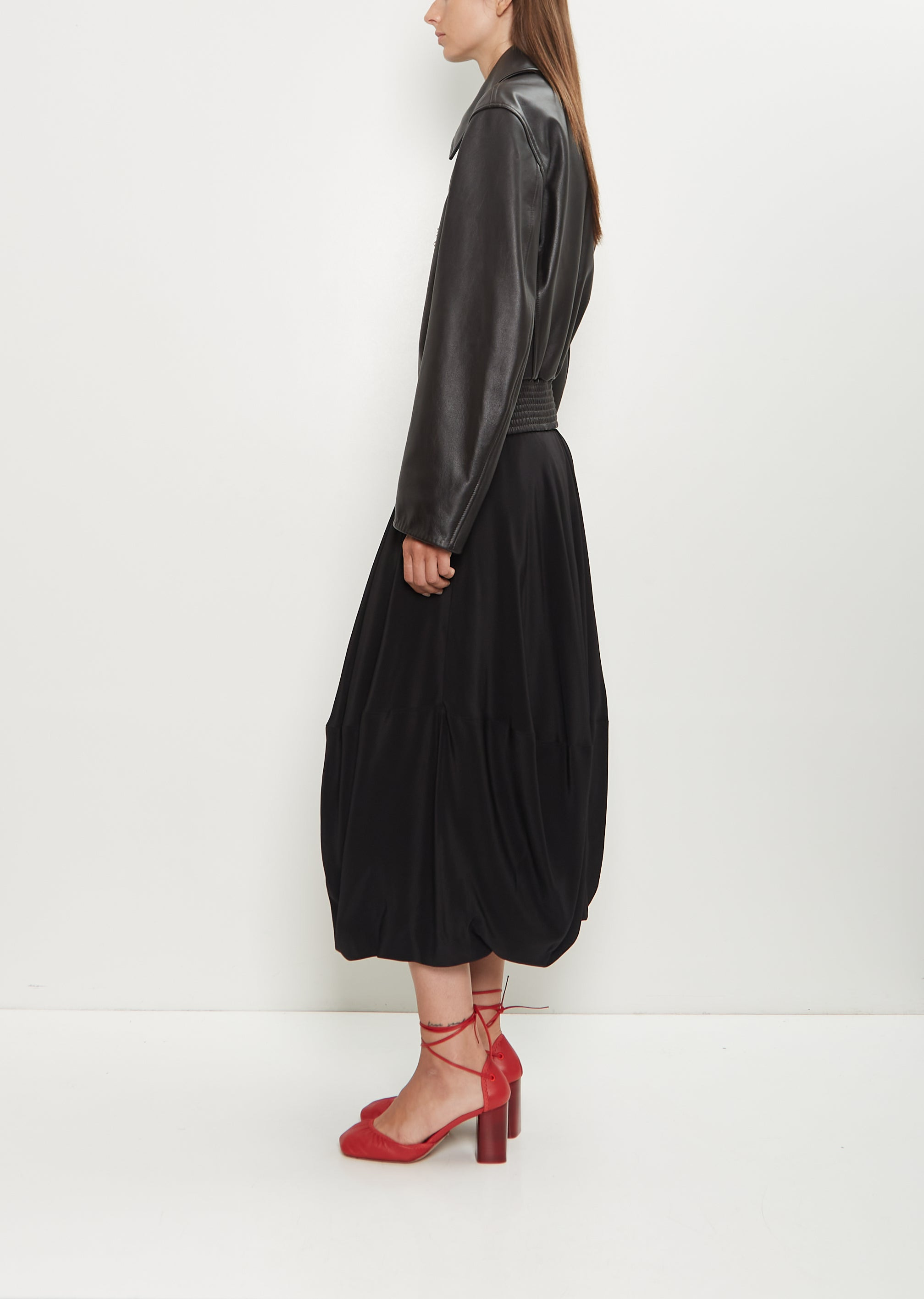 Boxy Leather Blouson - 2