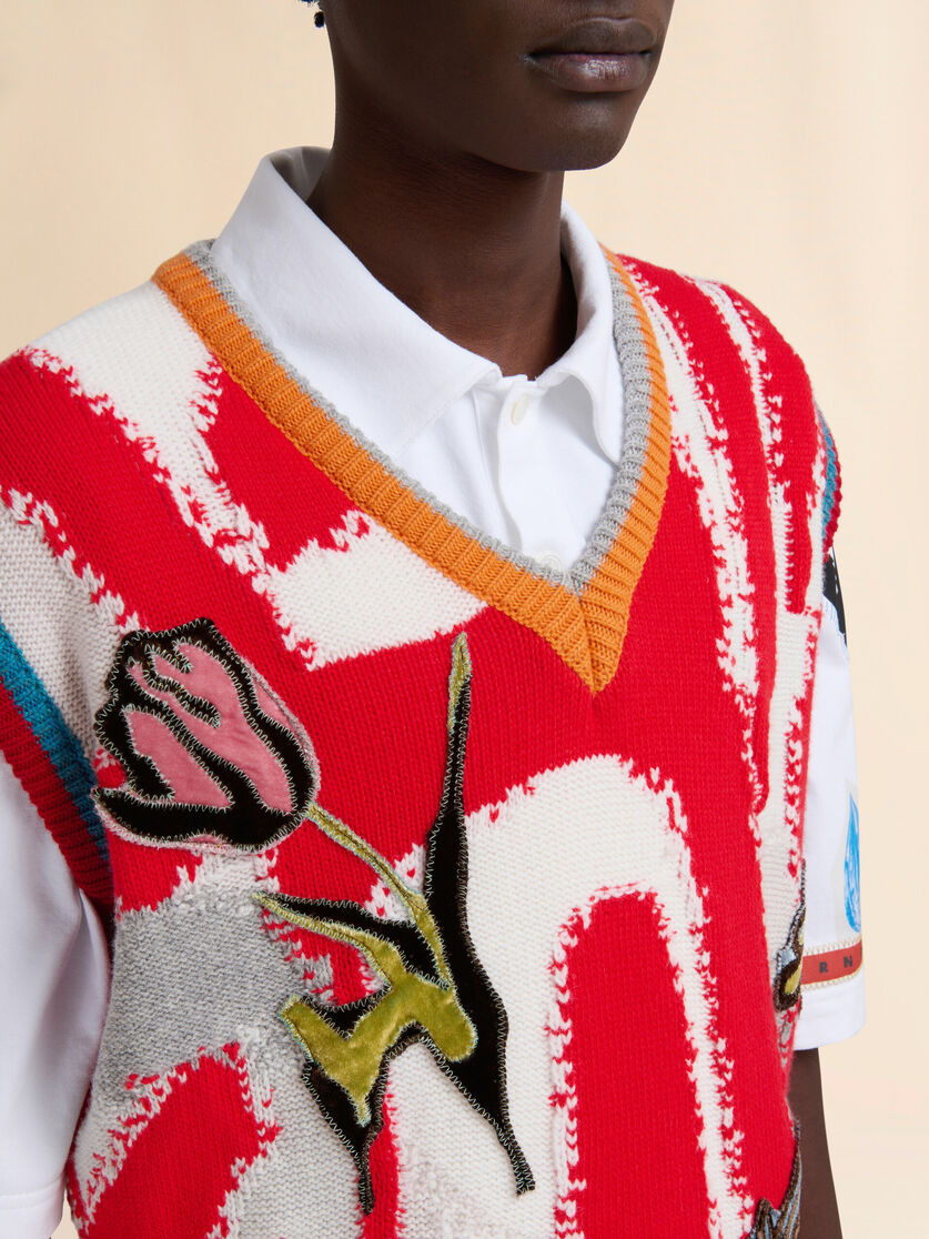 MULTICOLOUR WOOL SWEATER - 4