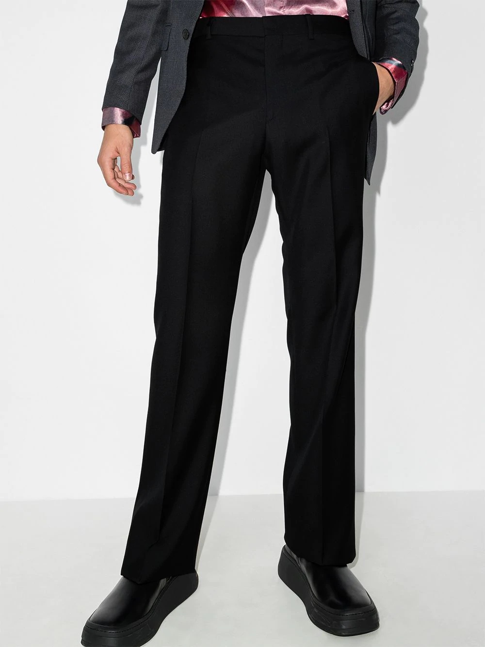 tailored wool trousers - 2