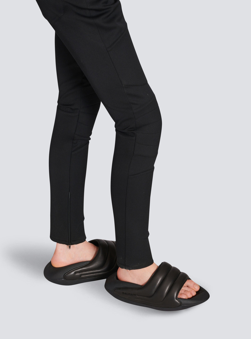 Balmain Quilted leather B-IT mules outlook