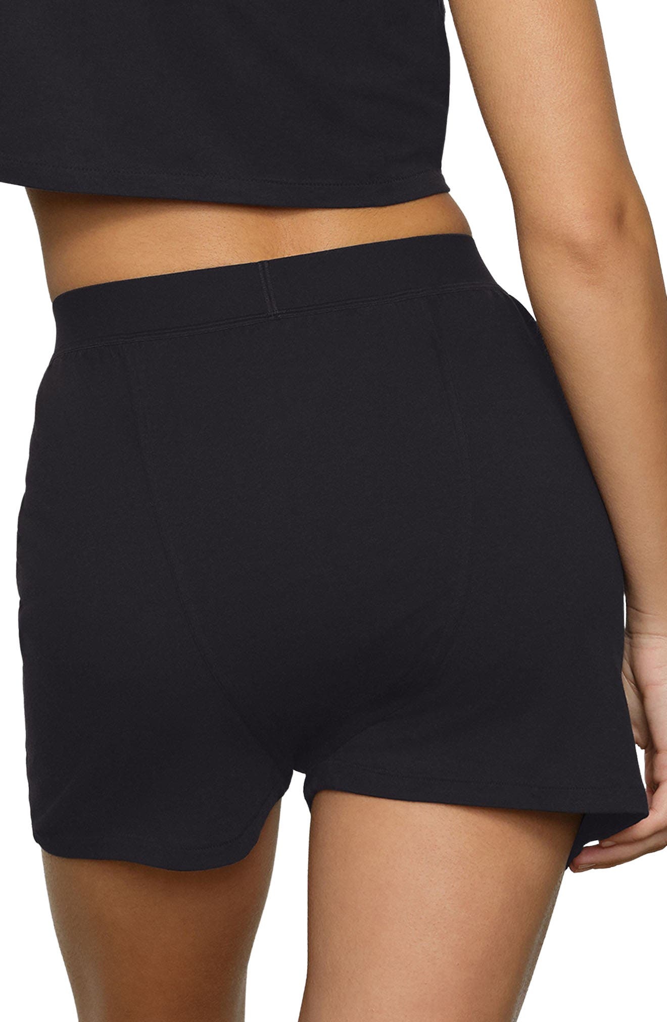 SKIMS Relaxed Fit Boyfriend Boxer in Onyx at Nordstrom - 2