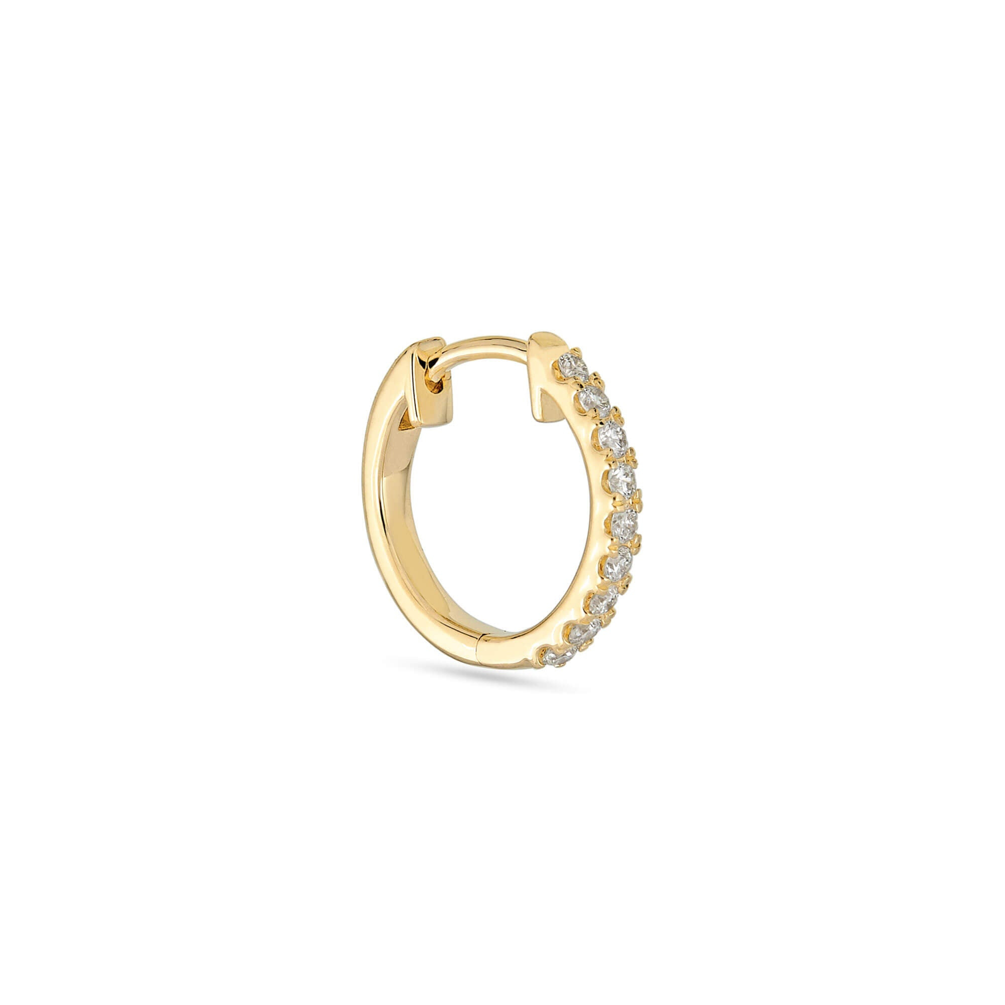 Classic Pave Huggies - 5