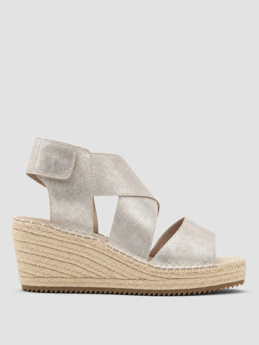 Willow Metallic Suede Wedge Espadrille - 1