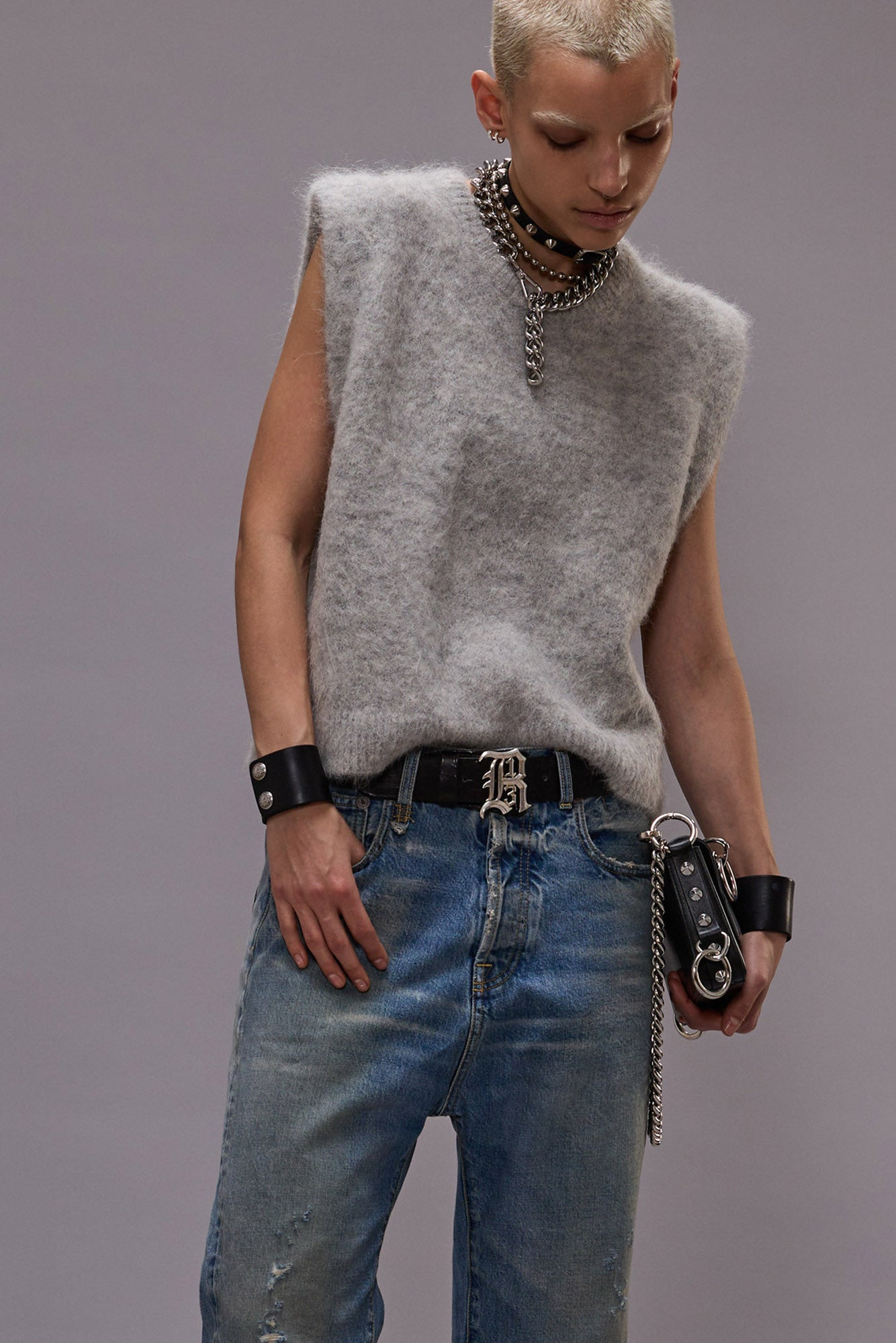 DEEP ARMHOLE VEST - 1