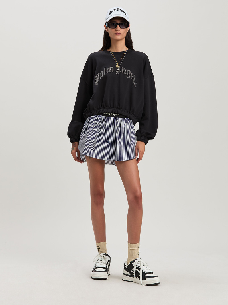Palm Angels Lurex short socks with Monogram outlook