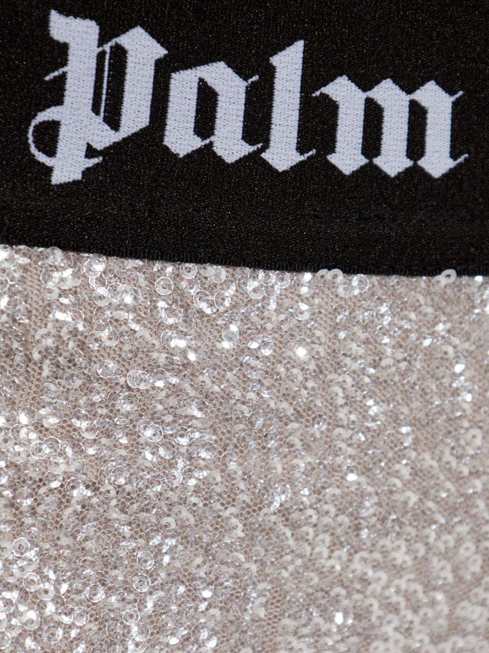 sequin-embellished trousers - 5