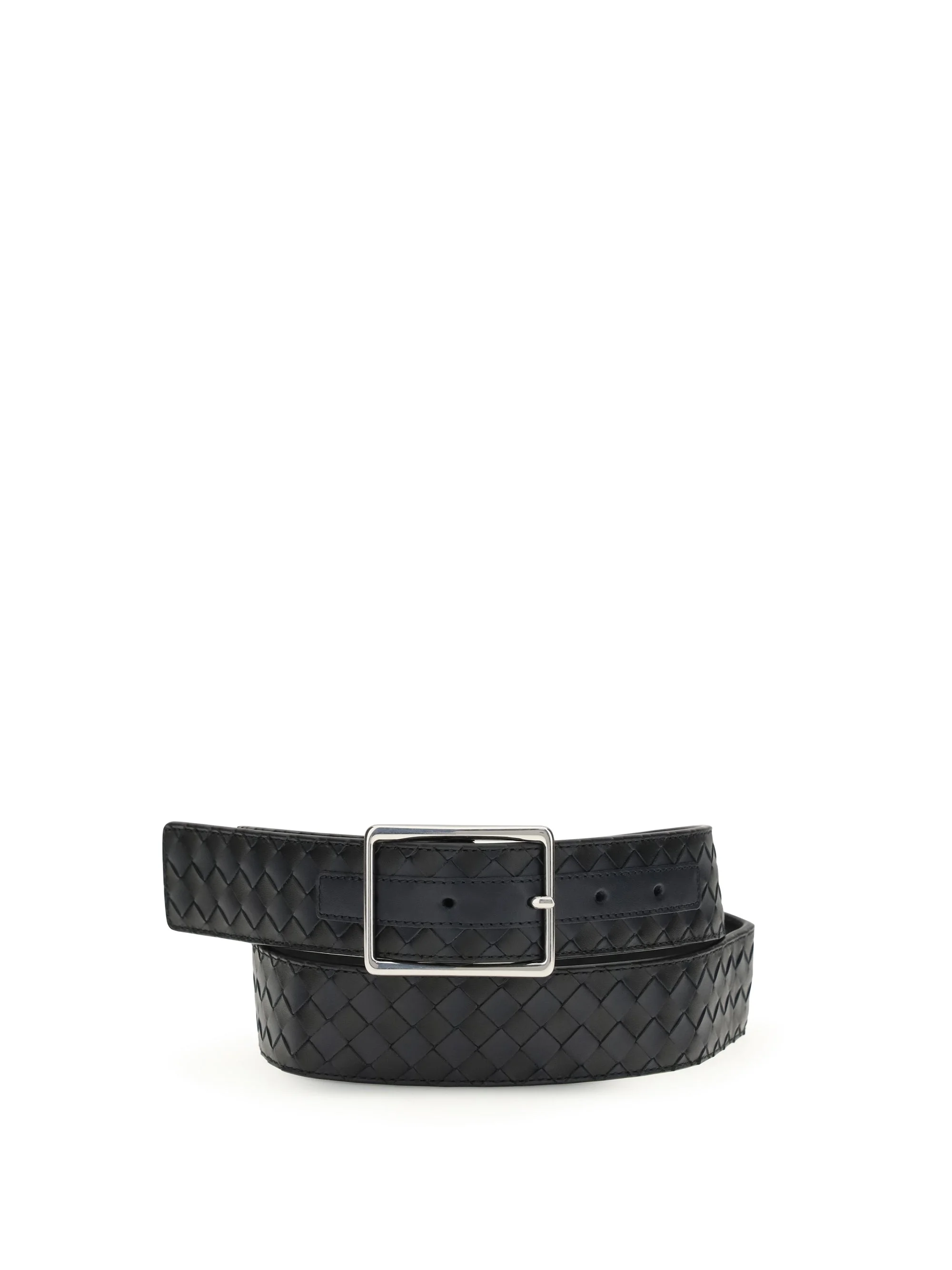 Bottega Veneta Men Reverso Intrecciato Belt - 1