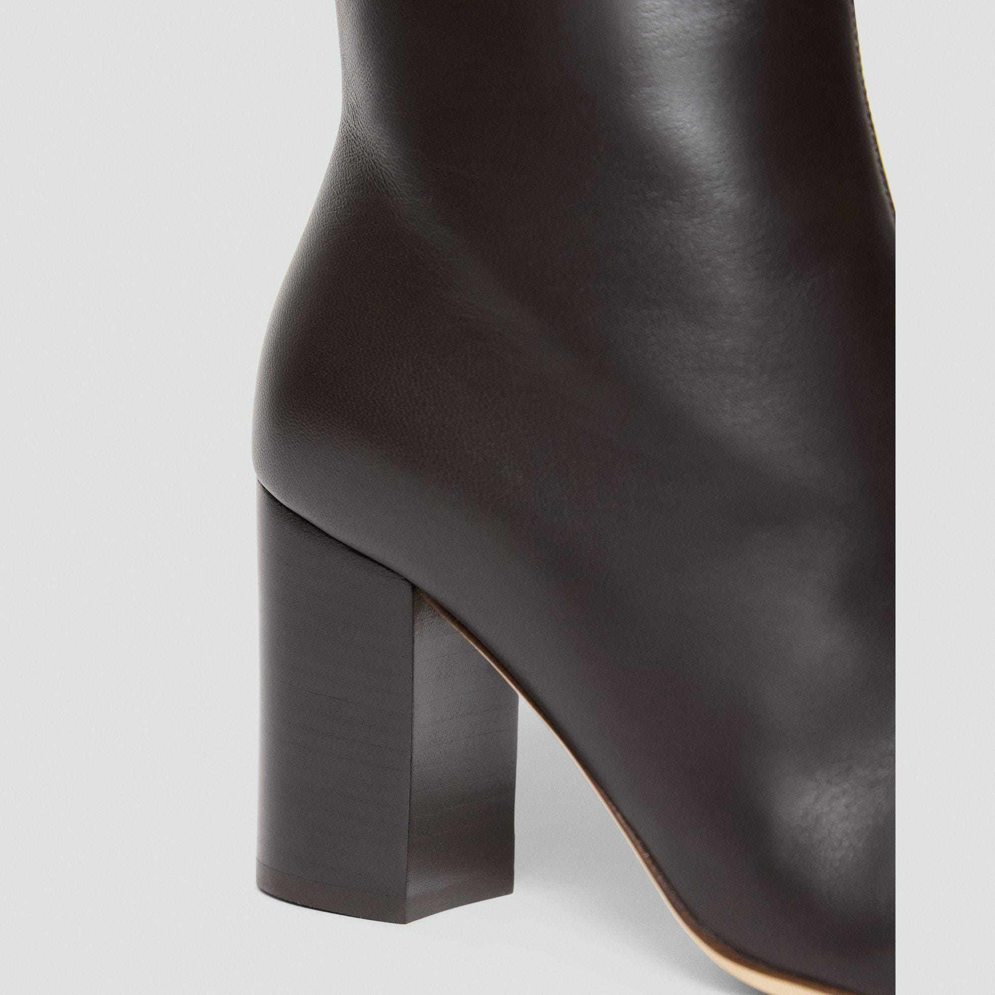 Ankle Boot in Smooth Leather - 6