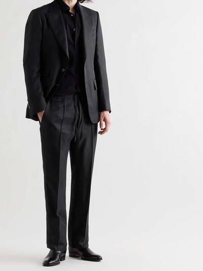 TOM FORD Shelton Cotton and Silk-Blend Suit Jacket outlook