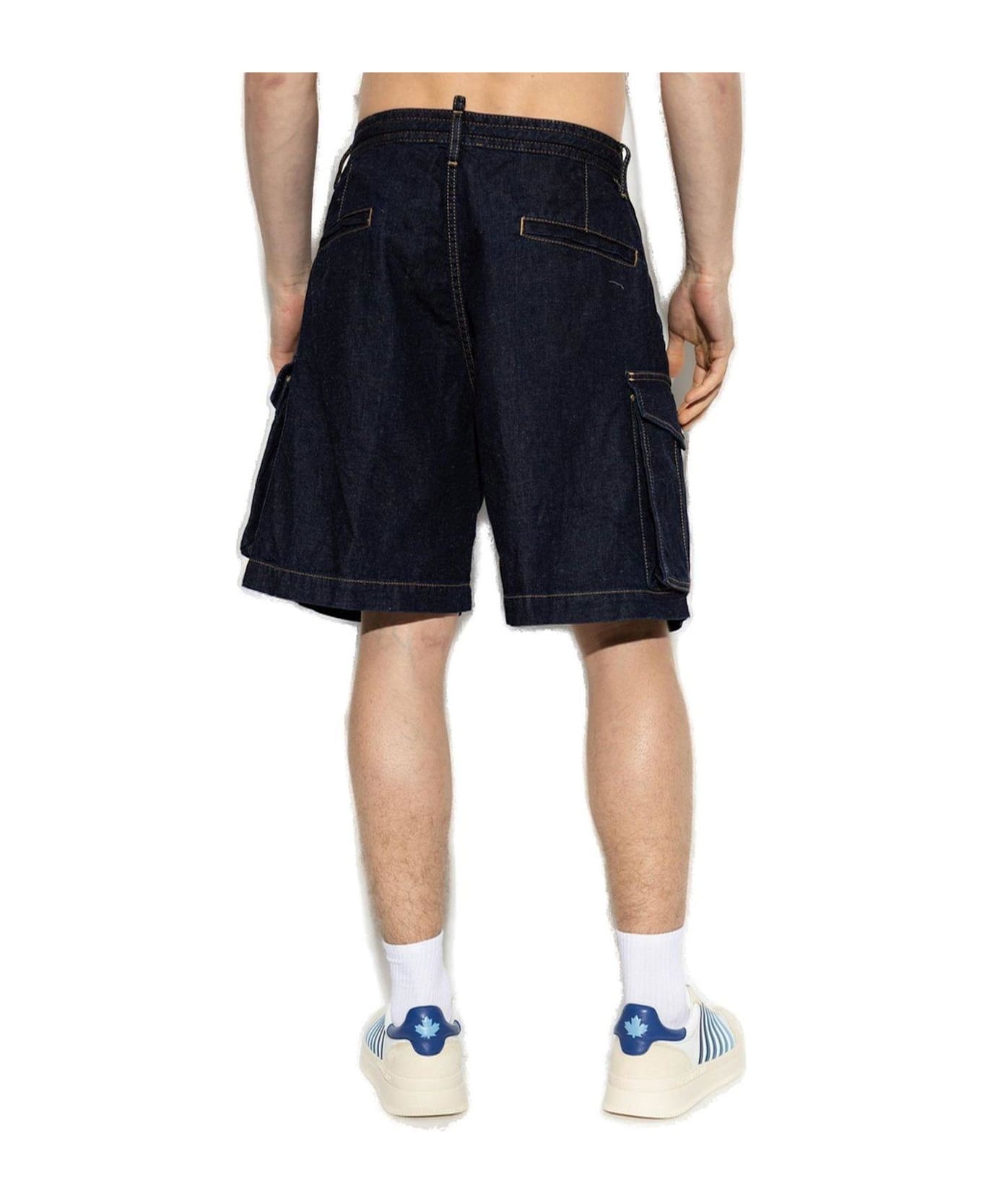 Summer Lovers Denim Cargo Shorts - 3