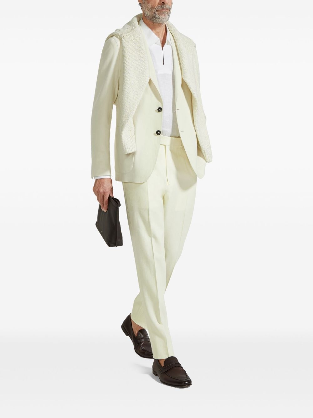 linen blazer - 2