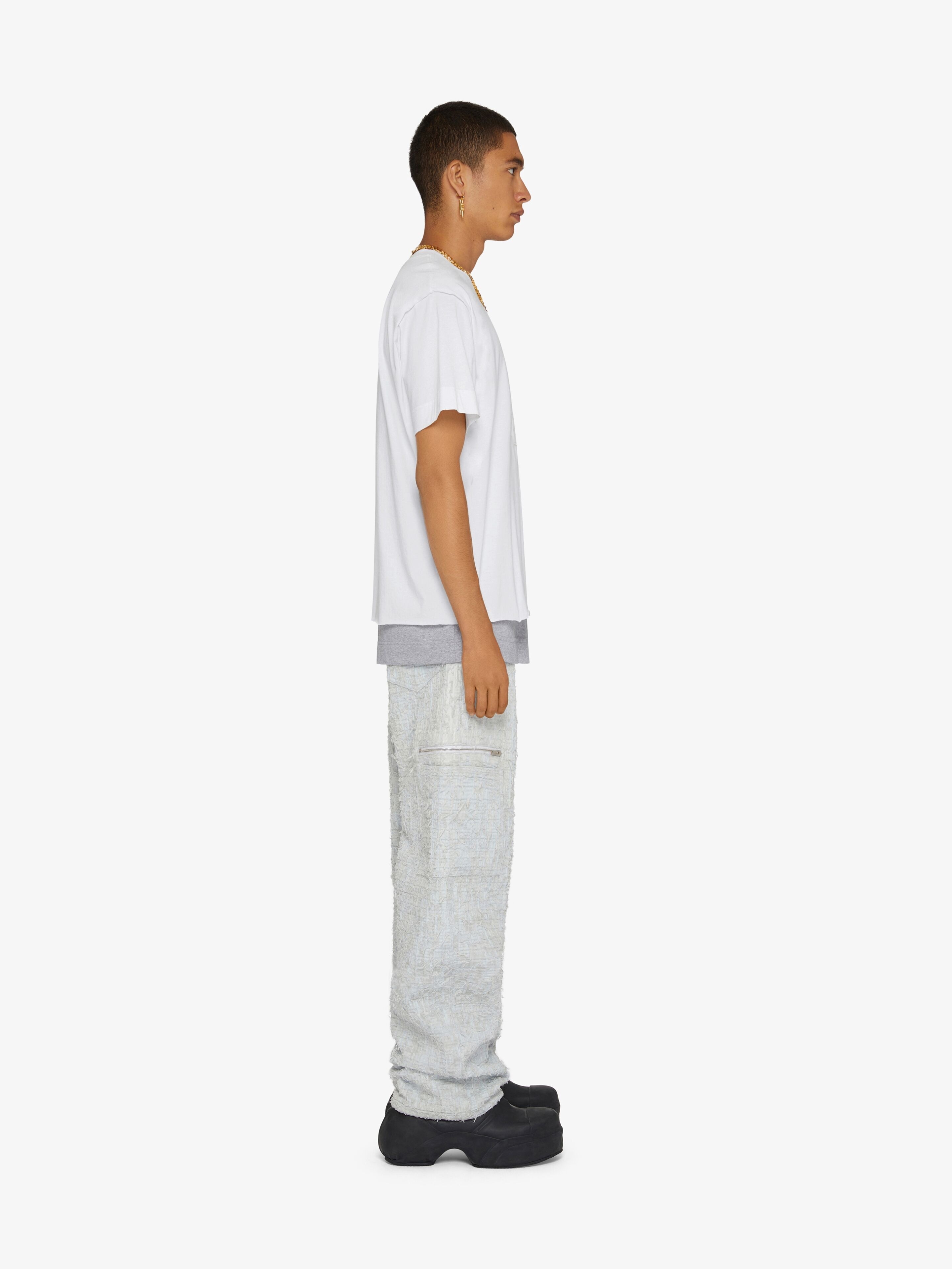 G RIDER OVERSIZED CUT & LAYER T-SHIRT IN JERSEY - 3