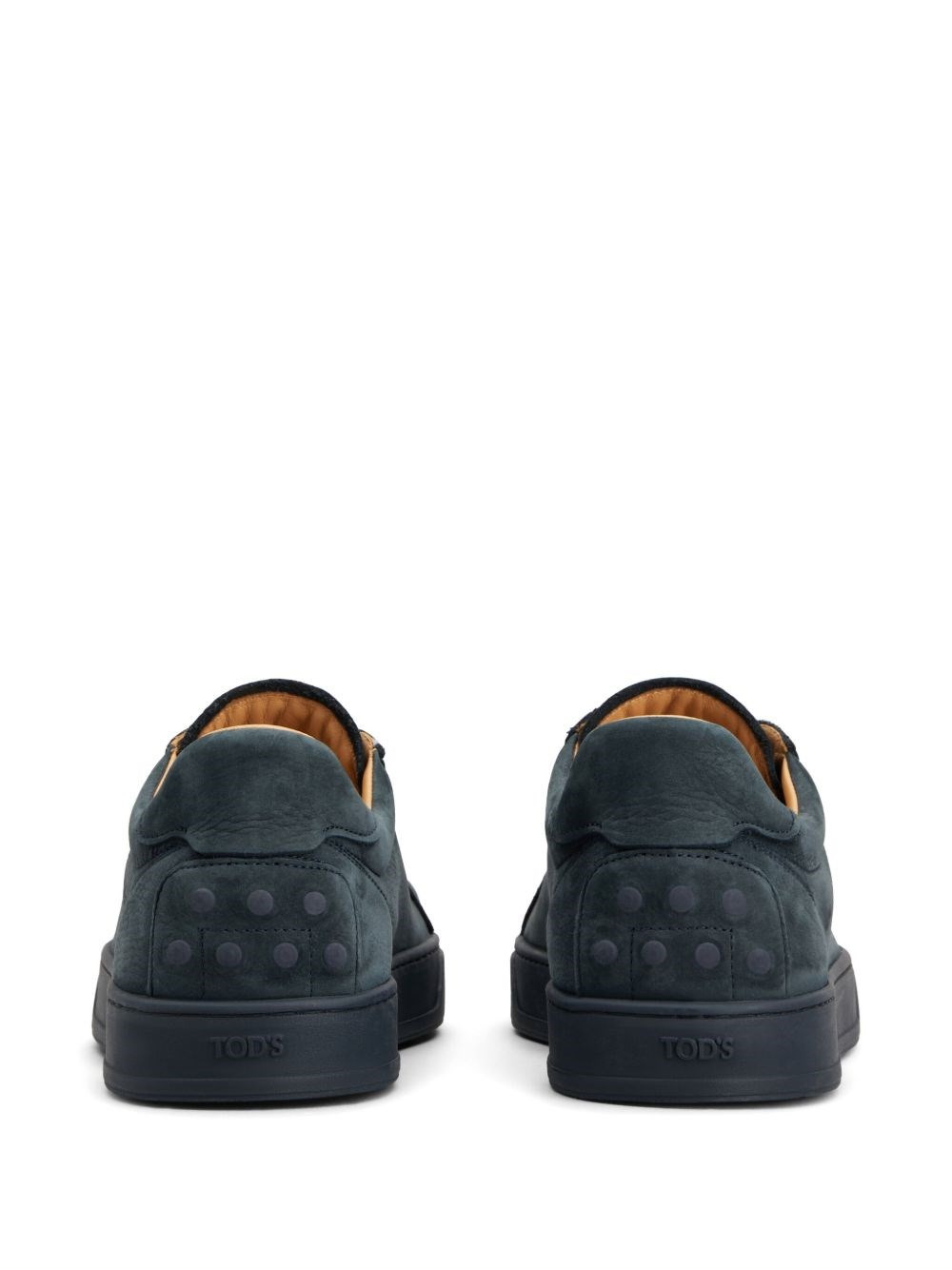 Nabuk sneaker with logo - 3