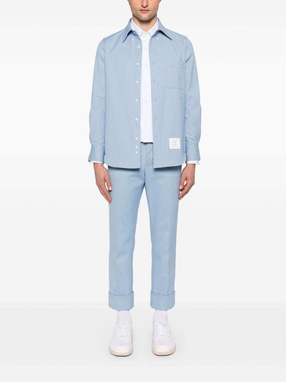 RWB-stripe denim shirt - 2