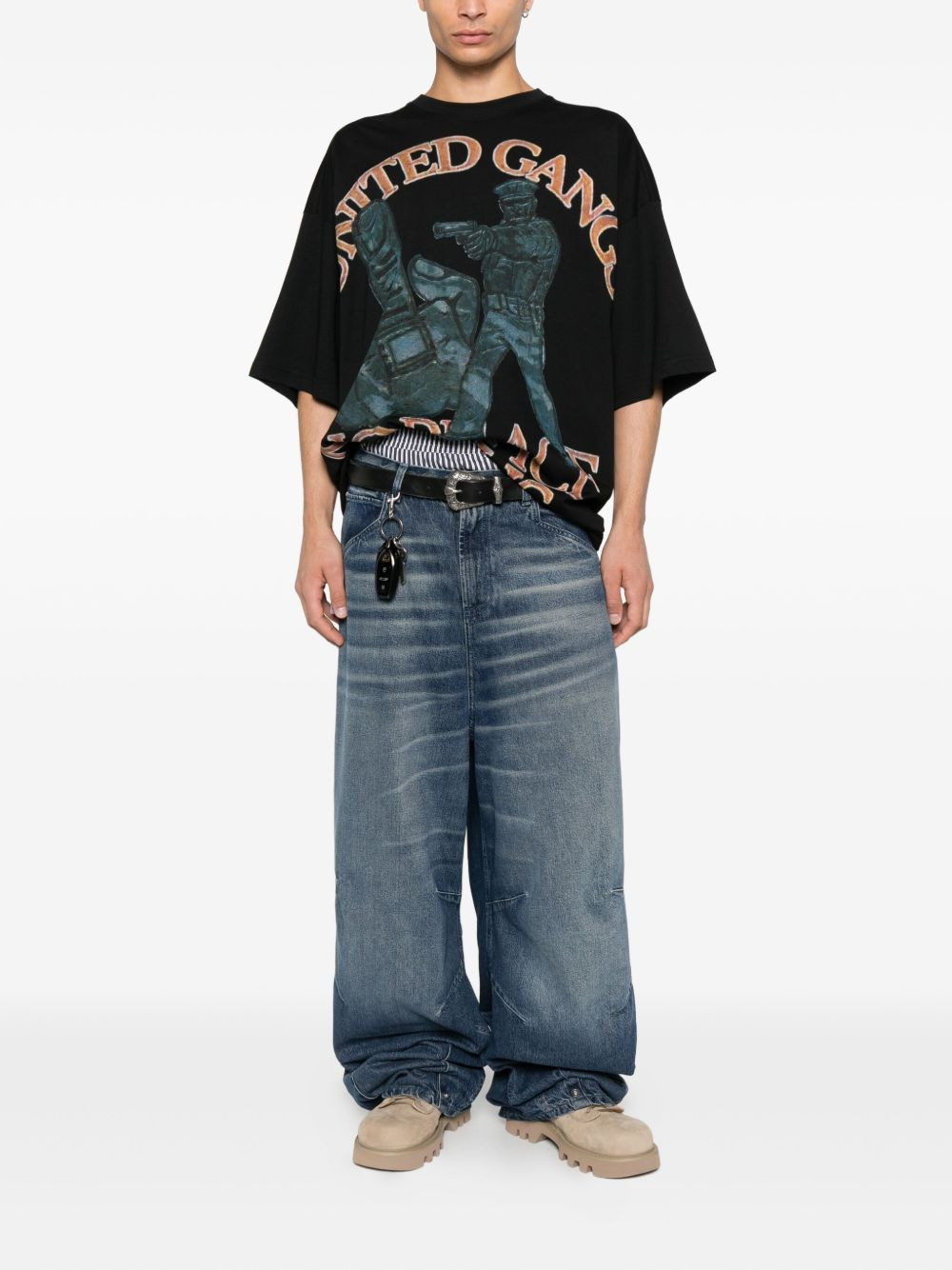 graphic-print T-shirt - 2