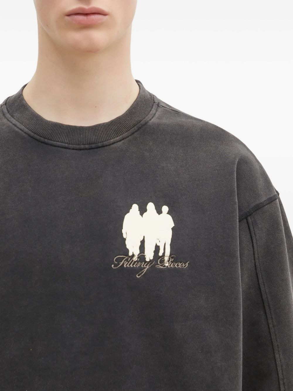 crew-neck graphic sweatshirt - 5