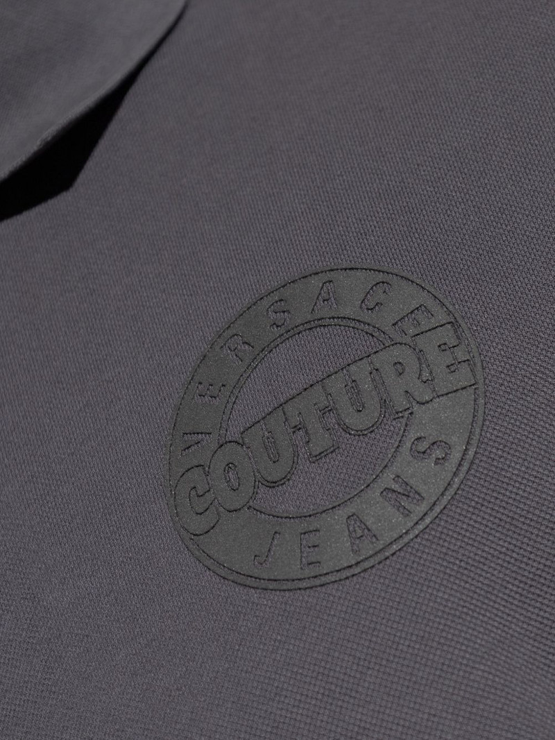 logo cotton polo shirt 5