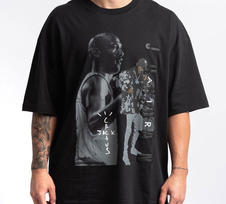 Cactus Jack by Travis Scott x Air Jordan T-Shirt 'Black' CJ9059-010 - 3