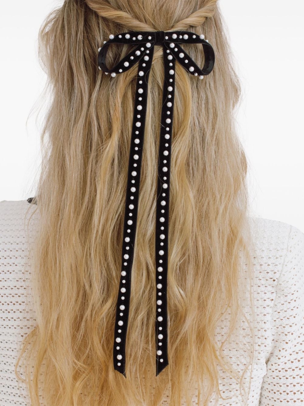 Annalee bow barrette - 3