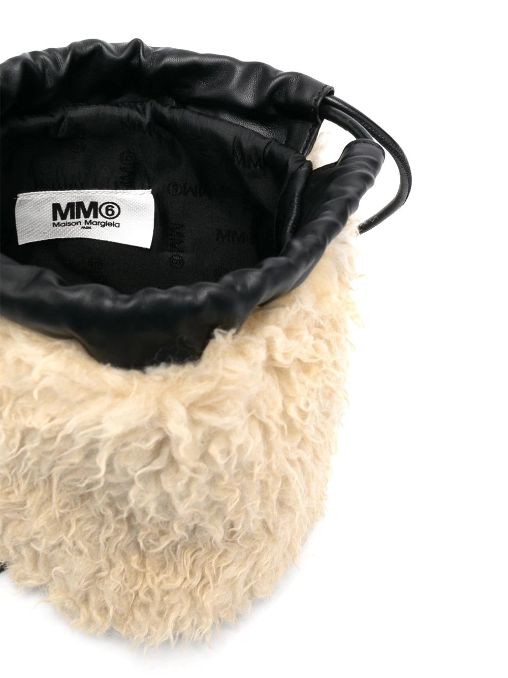 faux-fur bucket bag - 6