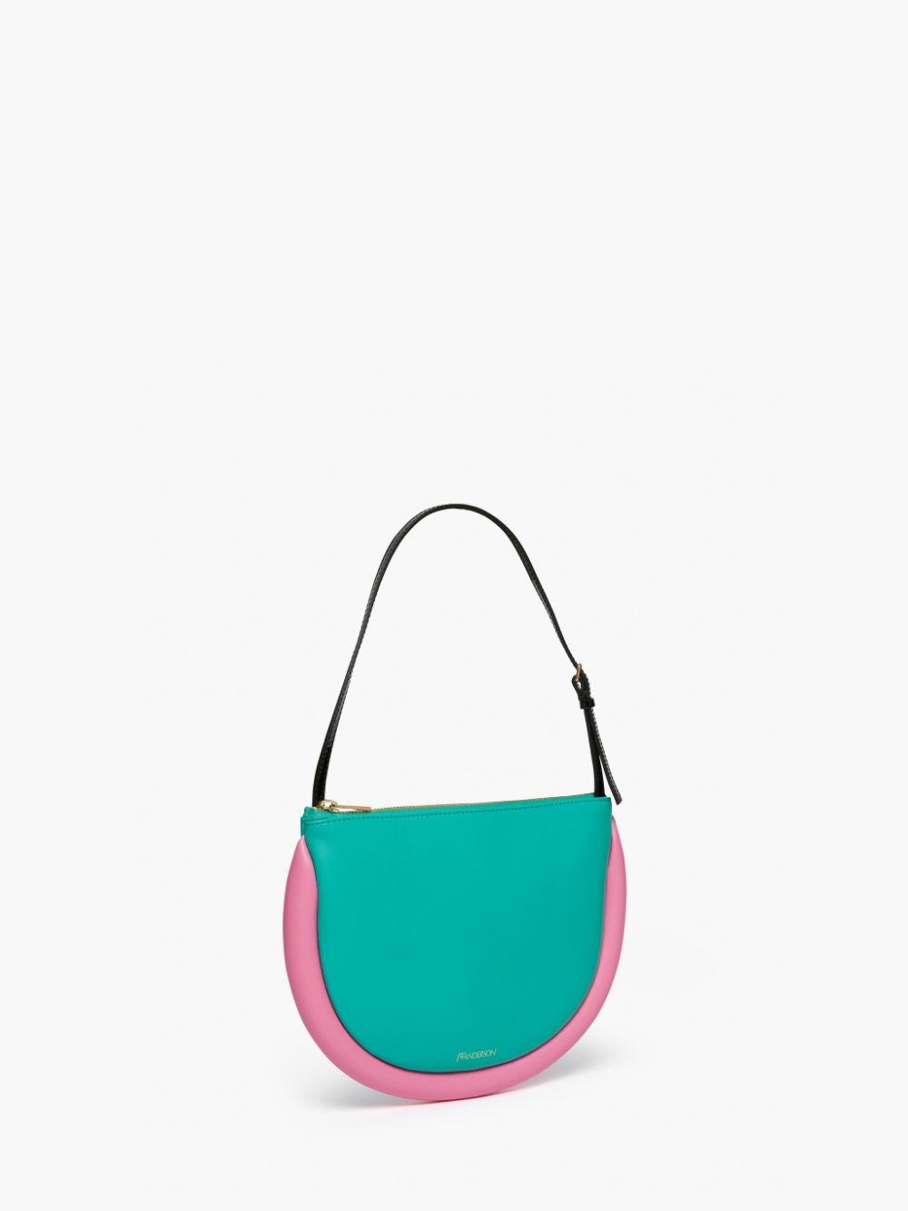 BUMPER-MOON LEATHER SHOULDER BAG - 2