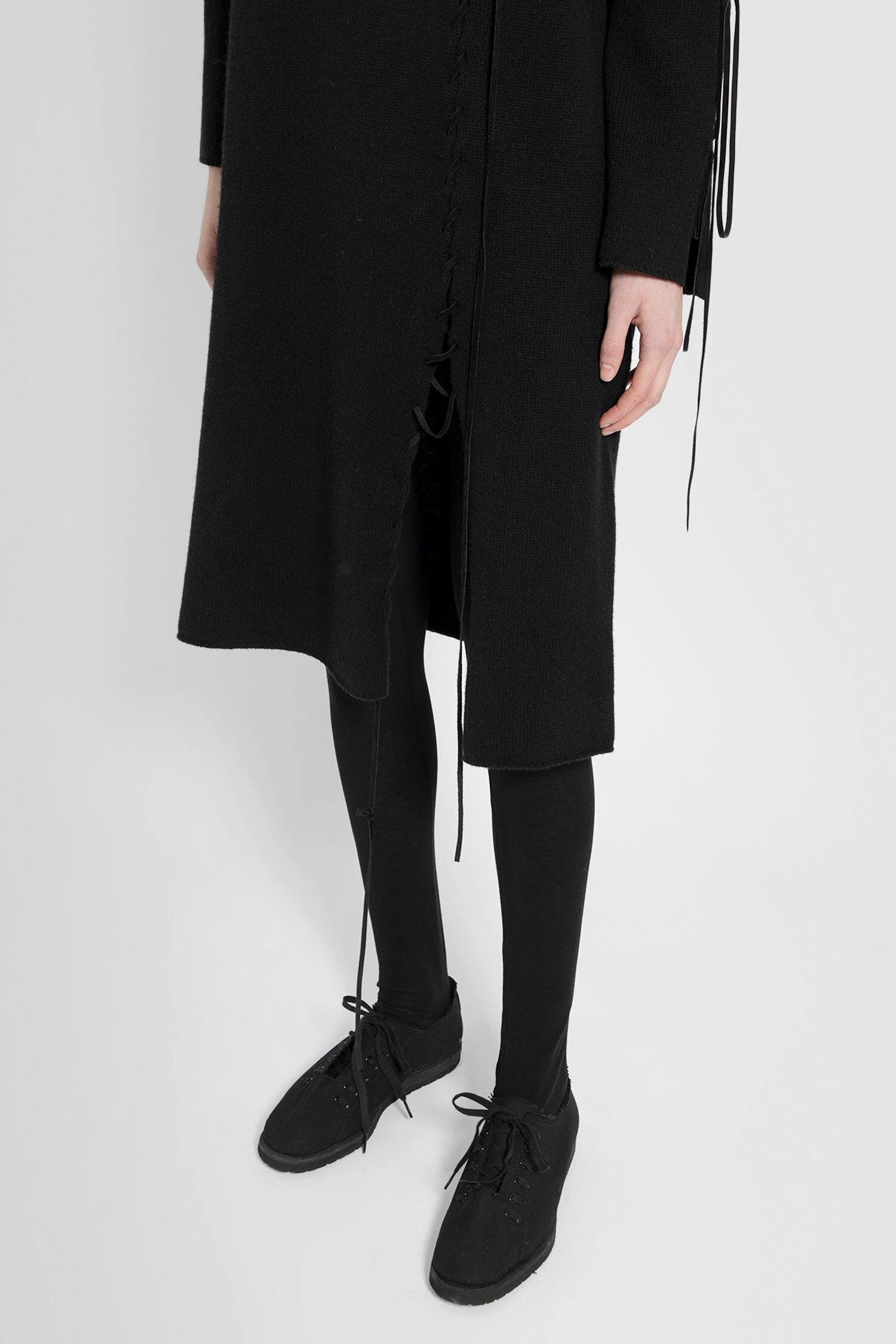 YOHJI YAMAMOTO WOMAN BLACK KNITWEAR - 5