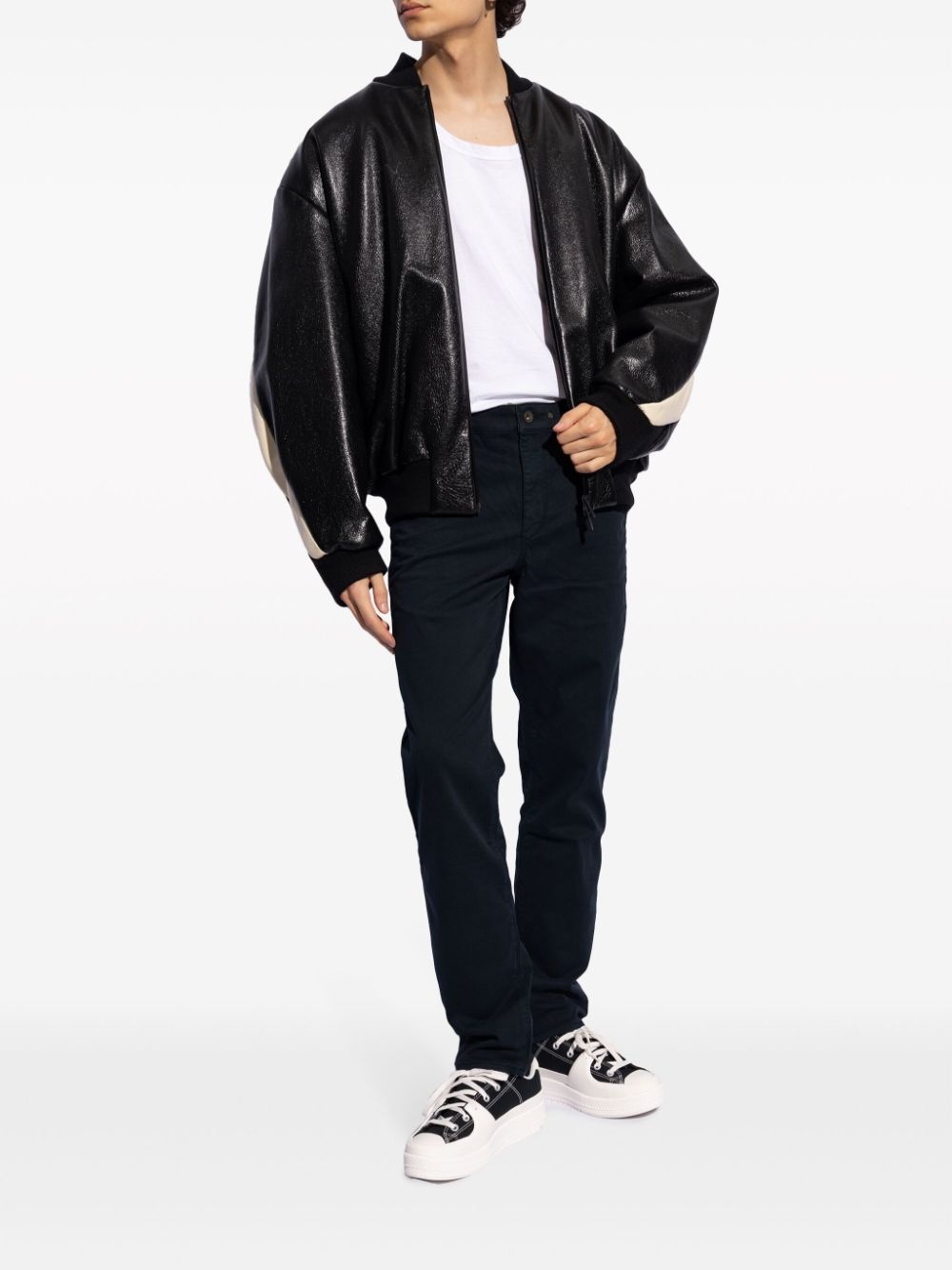 mid-rise straight-leg jeans - 2