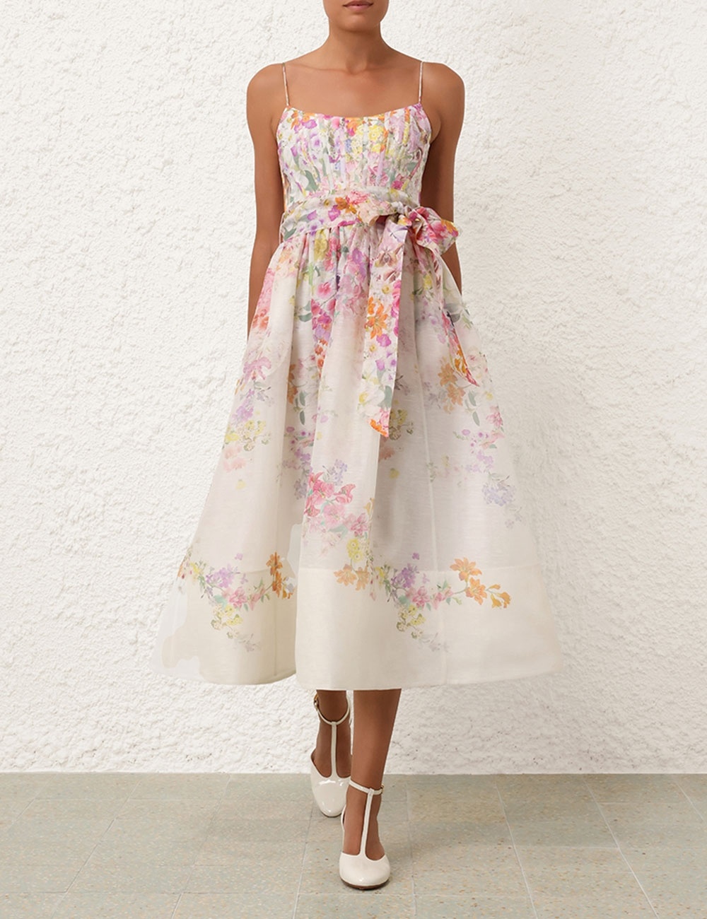 Zimmermann NATURA CORSET MIDI DRESS | zimmermann | REVERSIBLE