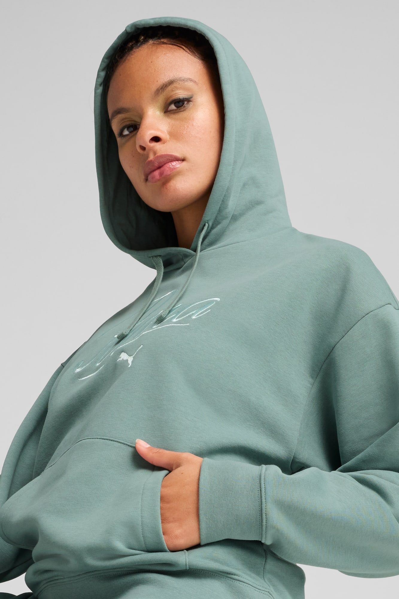 Essentials Script Women's Comfort Hoodie - 7