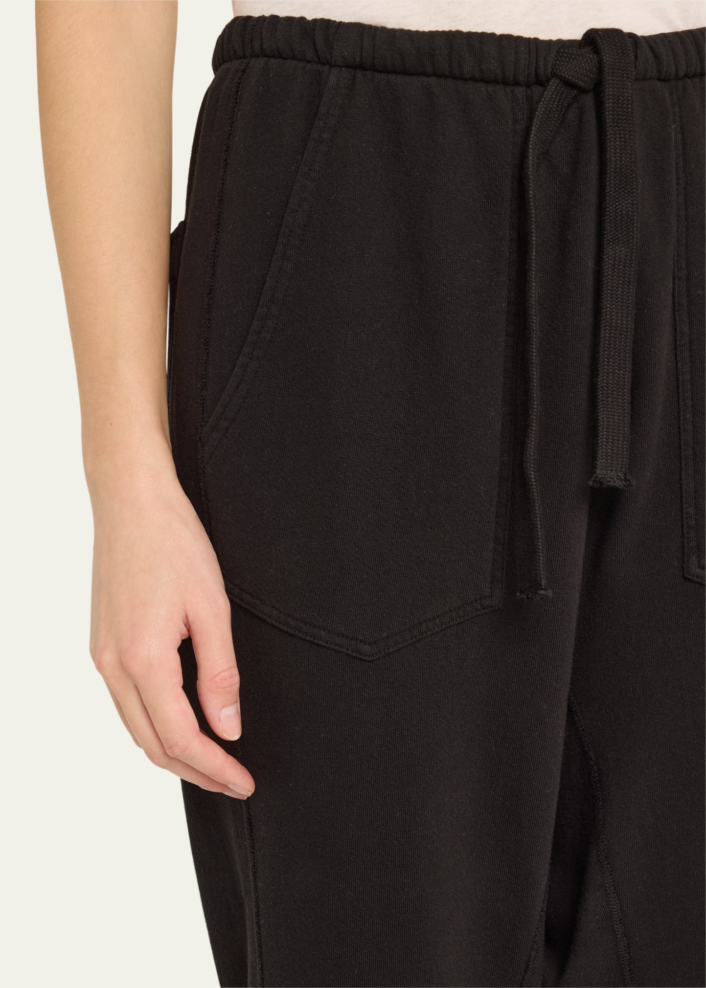 Dulce Drawstring Tapered Sweatpants - 5