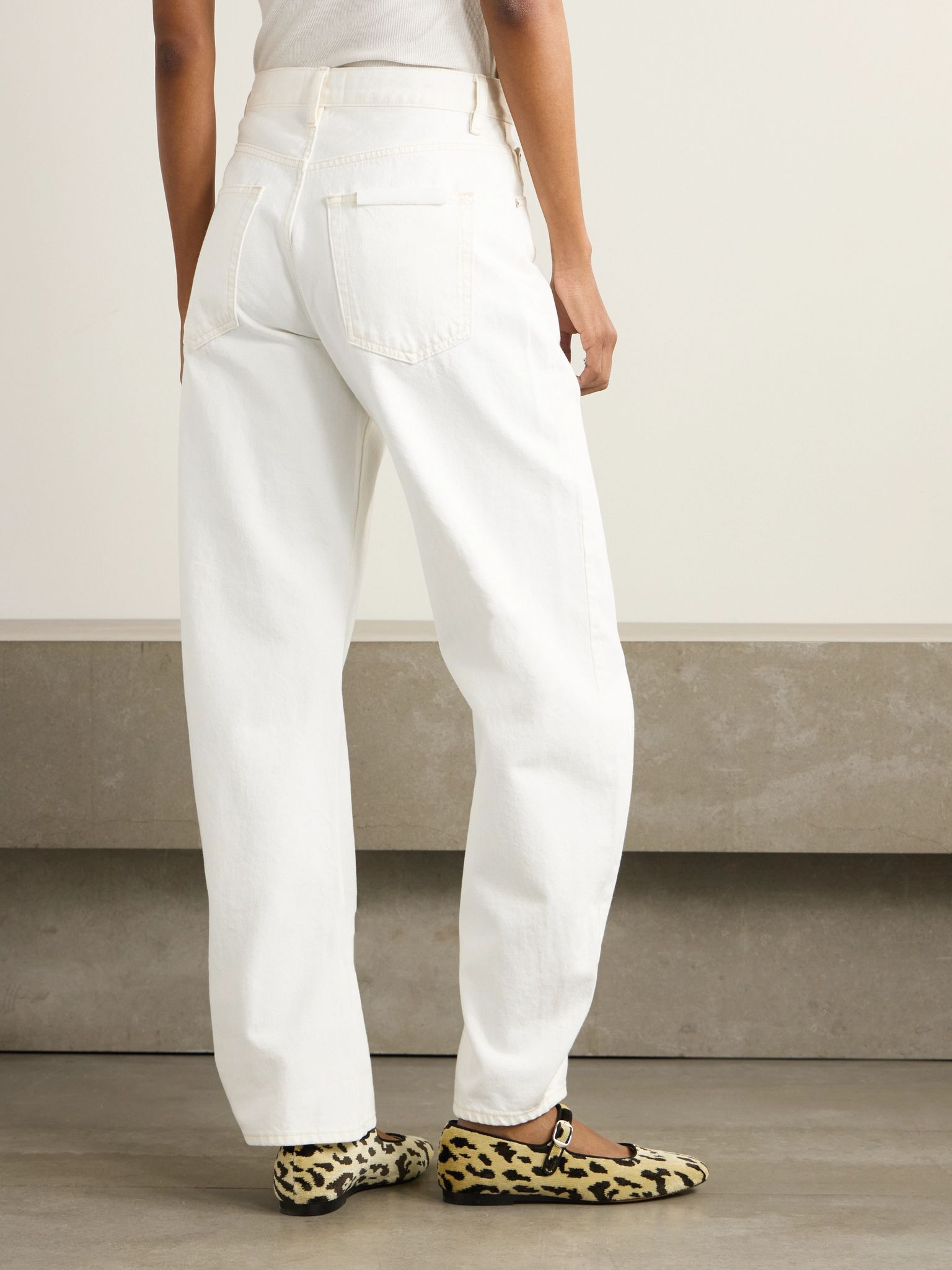 The Bubble wide-leg jeans White - 4